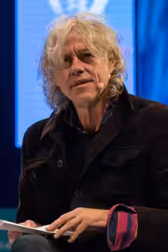 Bob Geldof at the 2014 One Young World Conference in Dublin, Ireland.