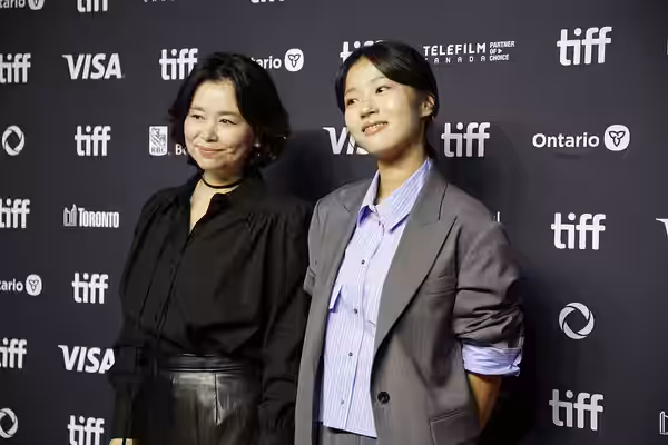 Jang Hye-jin and Seo Su-bin at The World of Love Premiere at TIFF 2025.