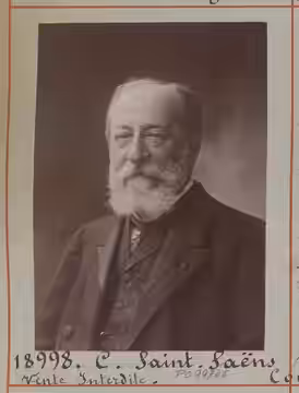 Sujet : Saint-Saëns, Camille (1835-1921) -- Portraits Portraits de studio -- 20e siècle Langue : français