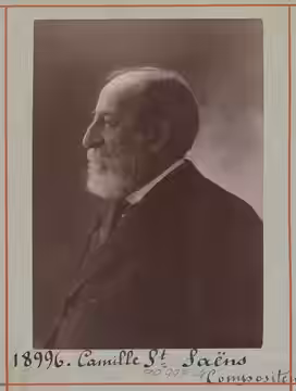 Sujet : Saint-Saëns, Camille (1835-1921) -- Portraits Portraits de studio -- 20e siècle Langue : français