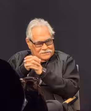 Luis Valdez, director, at the premiere of American Pachuco: The Legend of Luis Valdez at the 2026 Sundance Film Festival