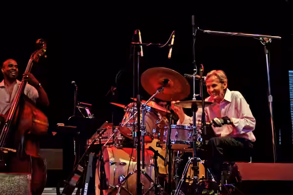 Levon Helm in Central Park, New York, 2007