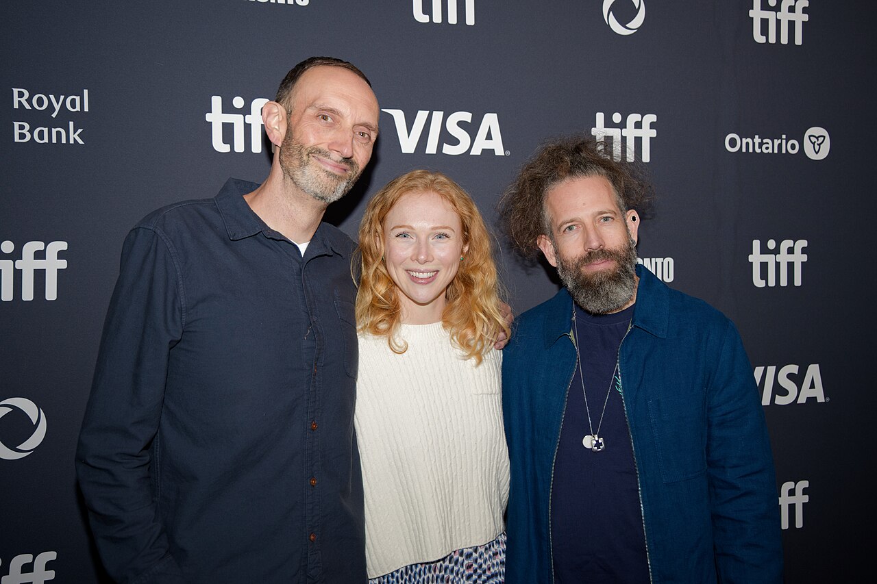 Matthew M. Welty, Molly Quinn, and Elan Gale at the 2025 Toronto International Film Festival