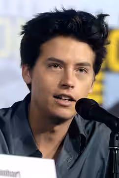 Cole Sprouse speaking at the 2019 San Diego Comic Con International, for "Riverdale", at the San Diego Convention Center in San Diego, California. Please attrib