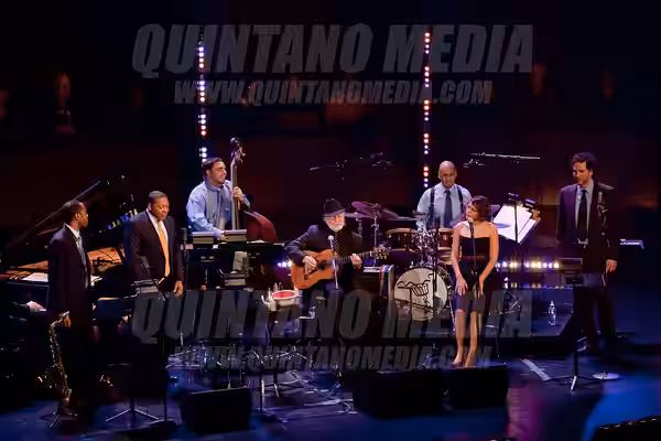 Willie Nelson, Wynton Marsalis and Norah Jones in Concert promoting the album Two Men With the Blues (2009)