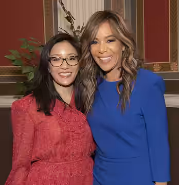 Golden Globe-nominated actress Constance Wu and Emmy Award-winning co-host of ABC’s The View Sunny Hostin On Thursday, Jan. 30, 2020, the LBJ Foundation awarded