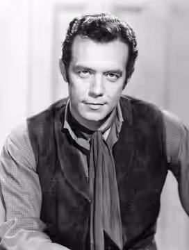 Publicity photo of Pernell Roberts as Adam Cartwright of the television series Bonanza. Press release from NBC, proprietor of this photo, was Fall 1959. w:Field (1968)