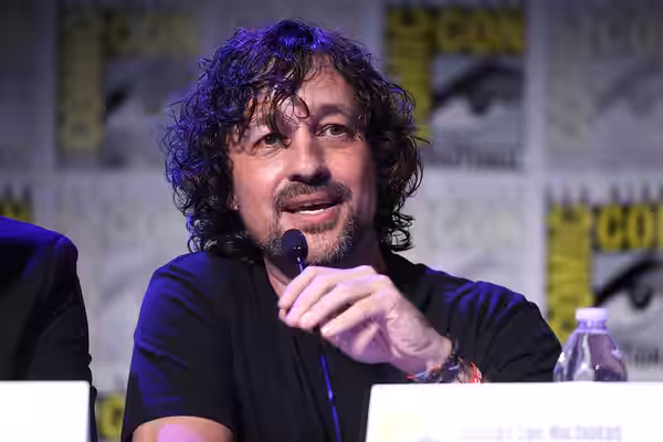 Thomas Ian Nicholas speaking at the 2023 San Diego Comic Con International, for "Underdeveloped", at the San Diego Convention Center in San Diego, California. P