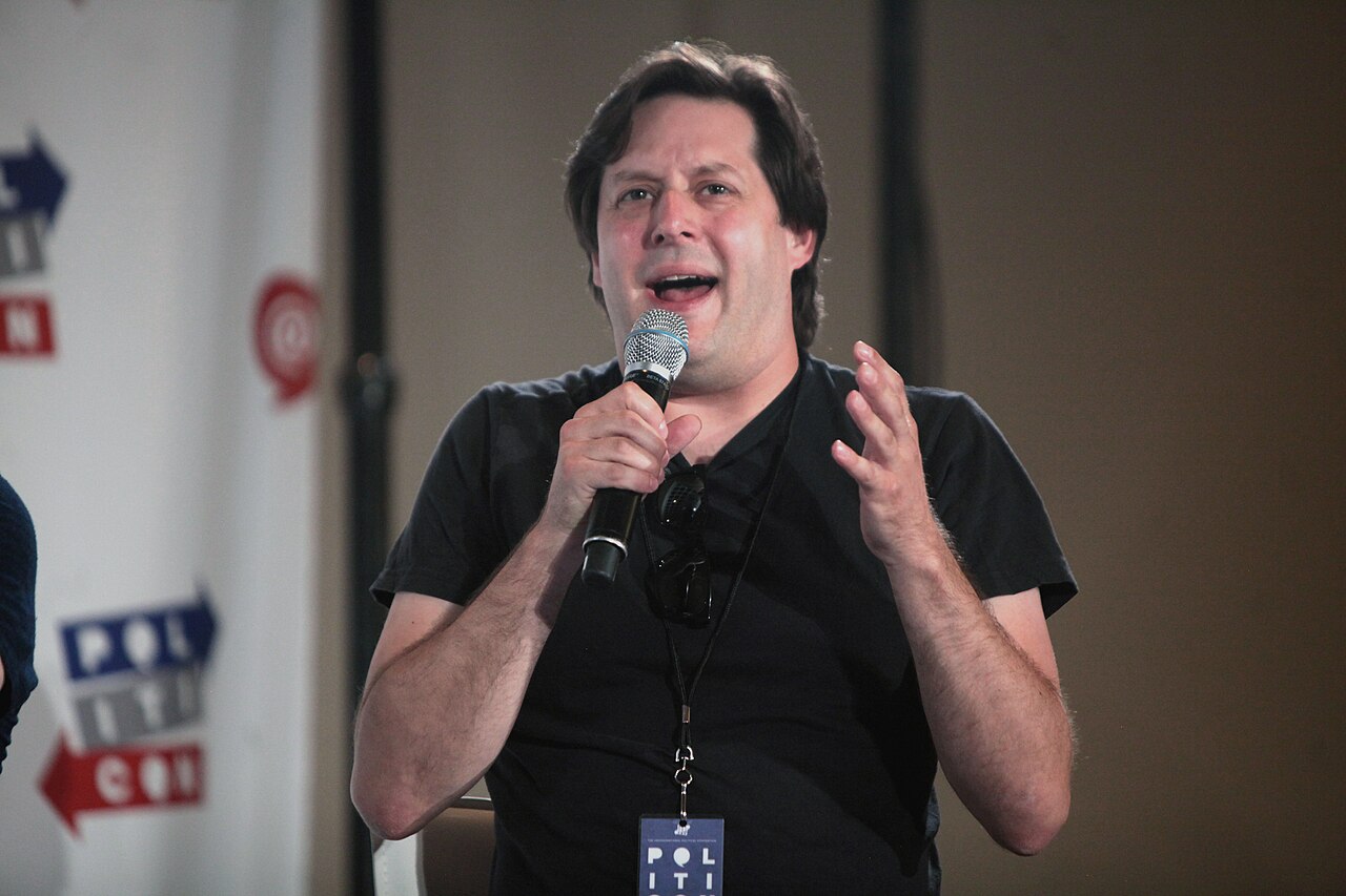 Anthony Atamanuik speaking at the 2016 Politicon at the Pasadena Convention Center in Pasadena, California. Please attribute to Gage Skidmore if used elsewhere.