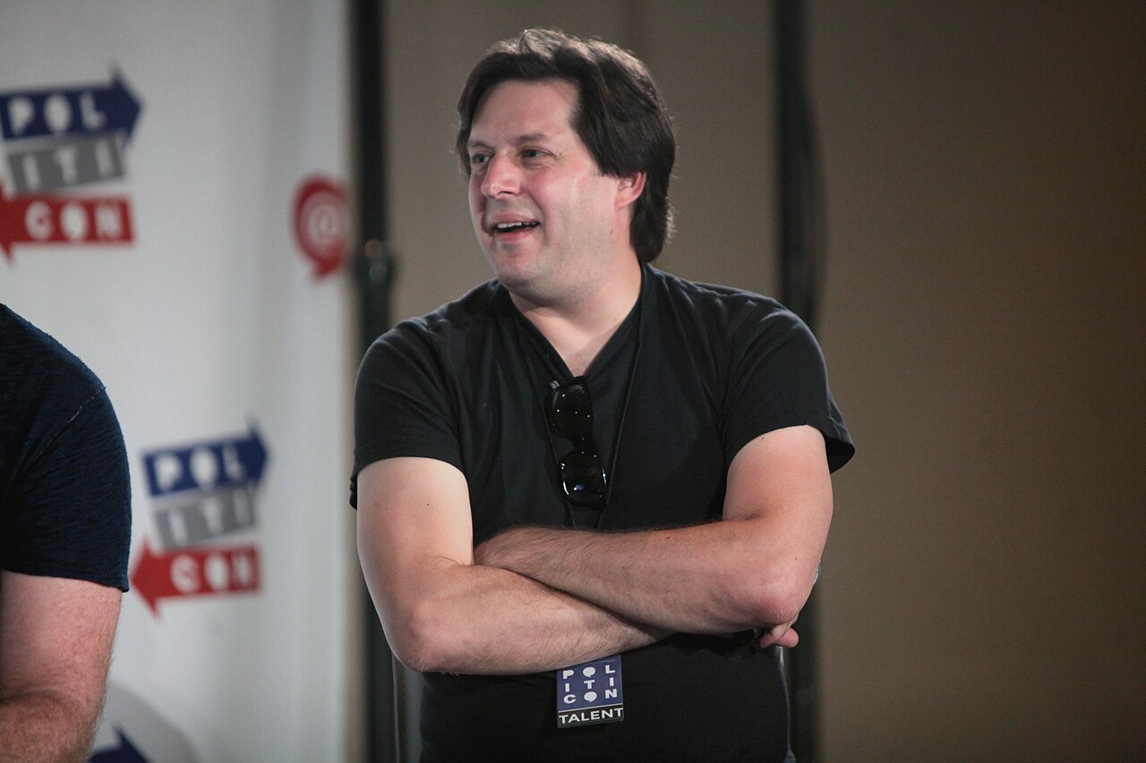 Anthony Atamanuik speaking at the 2016 Politicon at the Pasadena Convention Center in Pasadena, California. Please attribute to Gage Skidmore if used elsewhere.