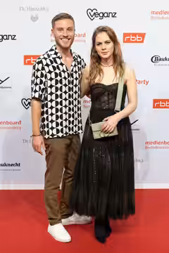 Jannik Schümann and Alicia von Rittberg at the Medienboard Party during the Berlinale 2020