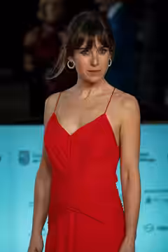Marta Etura at the Red Carpet of the Malaga 2026 Festival next to Cervantes Theater