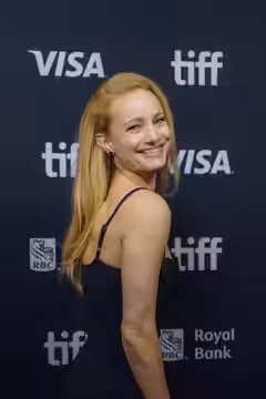 Actress Laurence Leboeuf at TIFF 2026 for the Premiere of The Stunt Driver