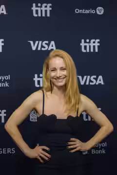 Actress Laurence Leboeuf at TIFF 2026 for the Premiere of The Stunt Driver