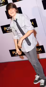 American actor Sterling Beaumon arriving at the premiere of Push, Mann Theater, Westwood.