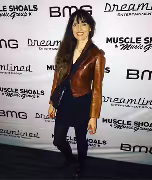 Bettina Gilois at the album release party for "Muscle Shoals Small Town Big Sound" (2018)