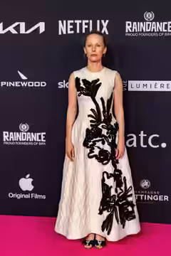 Susanne Wuest attends the Red Carpet prior to the British Independent Film Awards held at the Round House London , 2025