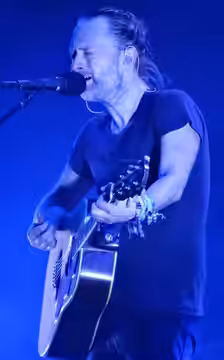 Thom Yorke performing in Austin Texas in 2016