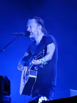 Thom Yorke performing in Austin Texas in 2016