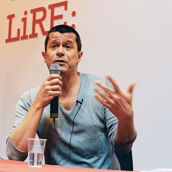 Emmanuel Carrère au salon du livre 2009