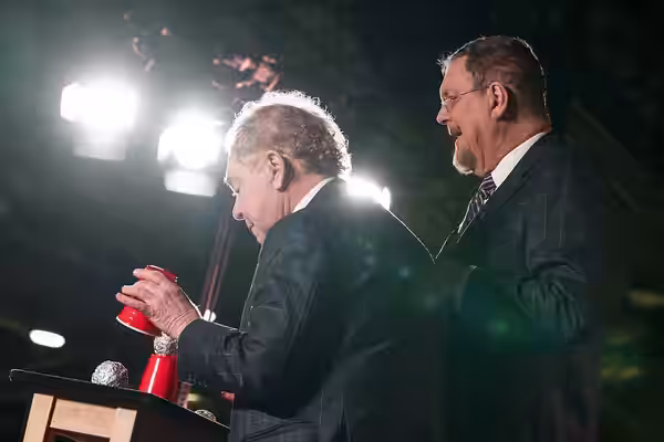 Magicians Penn and Teller perform for U.S. Airmen at the 2023 USO Holidays Tour at RAF Lakenheath, December 11, 2023. for 82 years, the USO has helped connect s