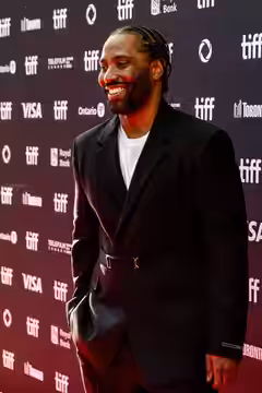 John David Washington, actor, at the 2024 Toronto International Film Festival (TIFF) for the movie The Piano Lesson.