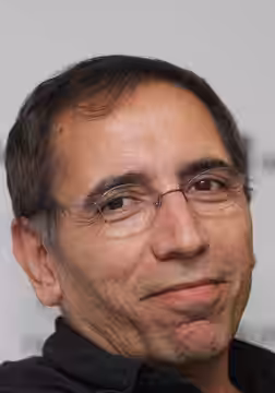 Mohsen Makhmalbaf na coletiva de imprensa do Fronteiras do Pensamento Porto Alegre 2011 (2000)