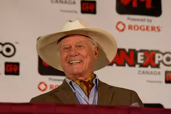 Larry Hagman at Fan Expo in Toronto, 27th August 2011