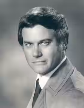Publicity photo of Larry Hagman.