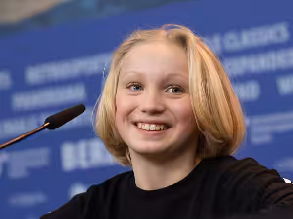 Actress Helena Zengel at the Berlinale 2019