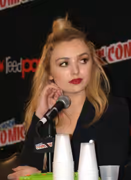 Actress Peyton List at a panel discussion devoted to her 2016 film The Thinning at the Jacob K. Javits Convention Center in Manhattan, on Saturday October 8, 20