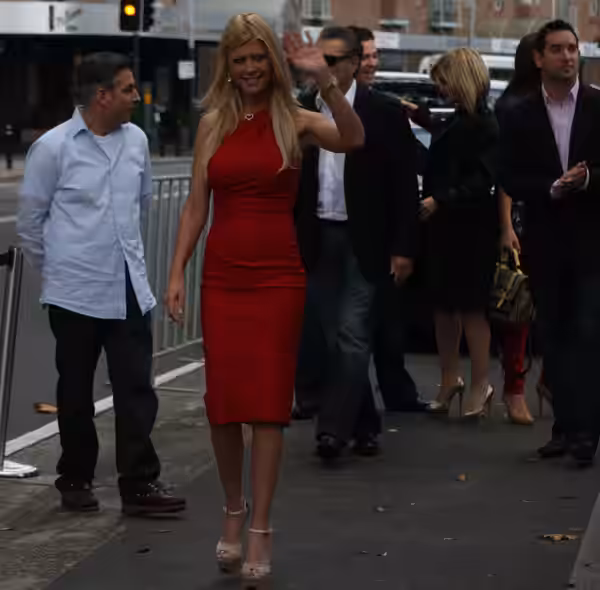 Cast and writers of American Reunion at a media event at Harry's Cafe de Wheels in Woollomooloo. (2012)