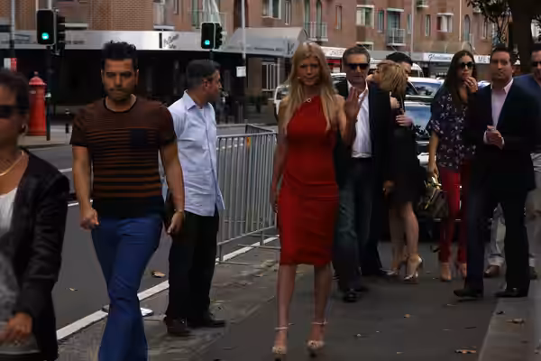 Cast and writers of American Reunion at a media event at Harry's Cafe de Wheels in Woollomooloo. (2012)