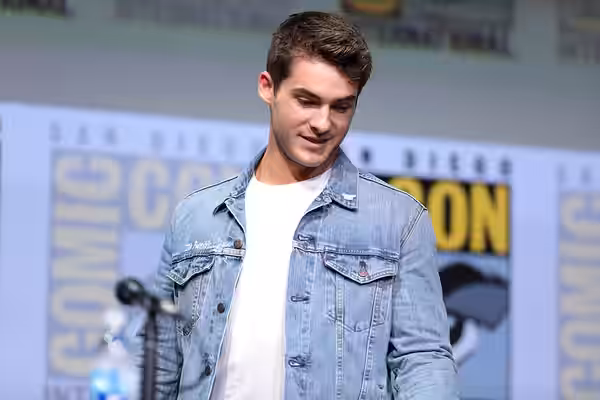 Cody Christian speaking at the 2017 San Diego Comic Con International, for "Teen Wolf", at the San Diego Convention Center in San Diego, California. Please attr