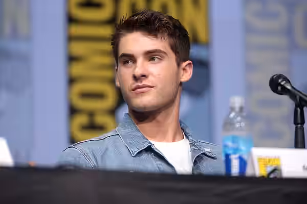Cody Christian speaking at the 2017 San Diego Comic Con International, for "Teen Wolf", at the San Diego Convention Center in San Diego, California. Please attr