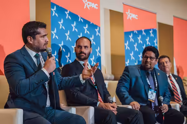 CPAC 2022 con Hermann Tertsch y Victor Gonzalez.