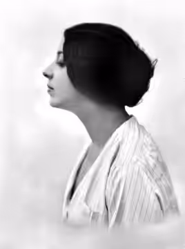 Musidora (Jeanne Roques, 1889-1957), actrice, scénariste et réalisatrice française, vers 1914.