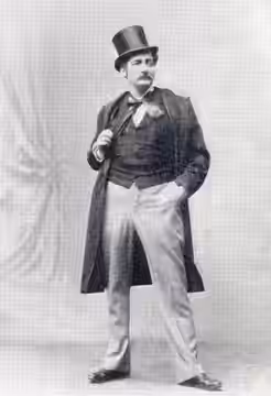 Tore Svennberg som Stensgaard i De ungas förbund (1910)