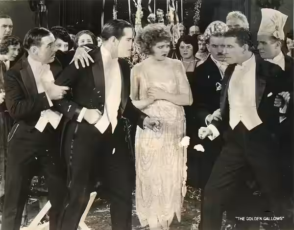 Still from the American silent film The Golden Gallows (1922). Subjects: motion pictures, actresses