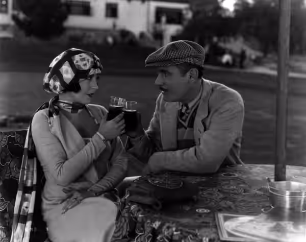 Renée Adorée (left) and Lew Cody in Exchange of Wives (1925)
