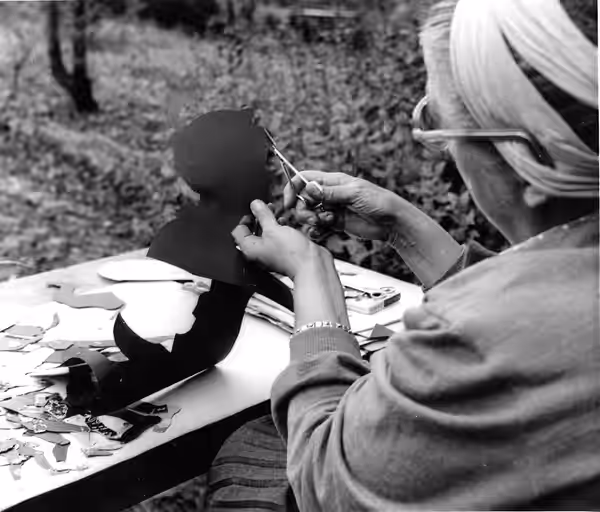The German silhouette animationfilm artist Lotte Reiniger in London