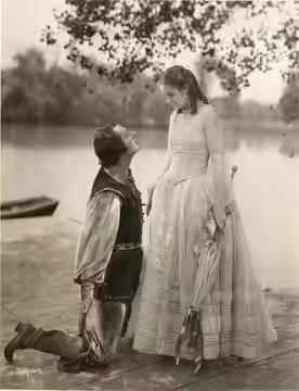 Still from the American romantic film Bardelys the Magnificent (1926). Subjects (LCTGM): motion pictures, actors, actresses