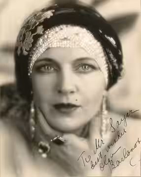 Olga Baclanova, film actress Subjects (LCTGM): actresses (1928)