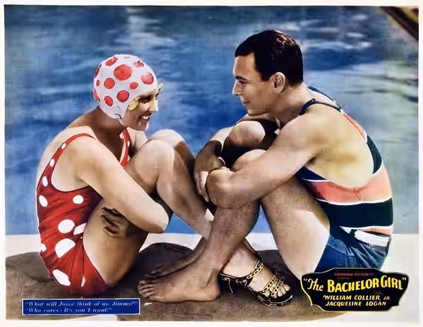 Poster for the 1929 film "The Bachelor Girl"