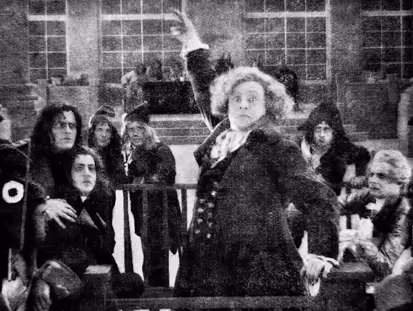 Westermann (Eduard von Winterstein), Camille Desmoulins(Ossip Runitsch), Danton (Emil Jannings) and Hérault de Séchelles (Ferdinand von Alten) (Front row, from (1921)