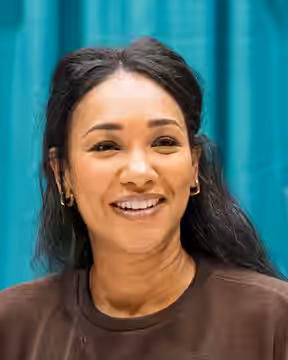 Candice Patton at GalaxyCon Oklahoma City in Oklahoma City, OK in May 2026