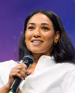 Candice Patton, actor, at GalaxyCon Oklahoma City in Oklahoma City, OK in May 2026