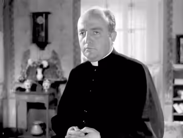 Bernard Blier in un scena del film italiano Prigionieri del male (1955)