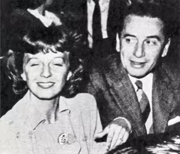 Photograph of Margaret Sullavan and Leland Hayward (1942)
