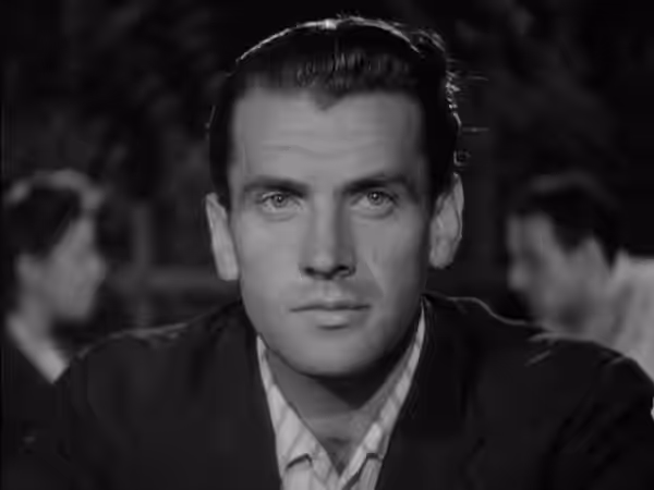 Massimo Girotti in una scena del film italiano Desiderio (1946)